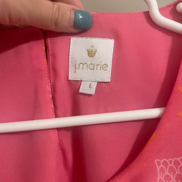 J. Marie Pink & Orange Skort Set - Size Large - Picture 5 of 7